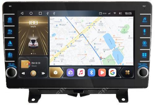 Магнитола для Range Rover Sport 2005-2009 - Kuberg EW-9307 (кнопки и крутилки), Android 12, Быстрая, CarPlay, 4G SIM-слот