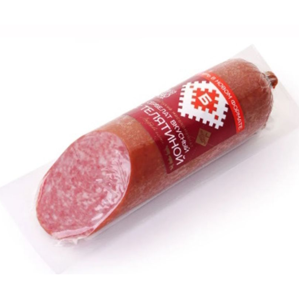 Сервелат Брестский Мясокомбинат Вкусный с телятиной 220 гр