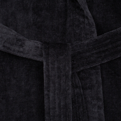 Халат велюровый Vossen Texas schwarz 790 черный