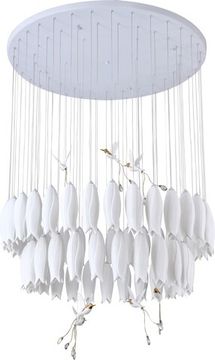 Люстра подвесная 58*G9 4043/01/58P белый Valentiya Stilfort