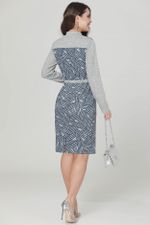 Платье Новый облик, принт DStrend (Акция)