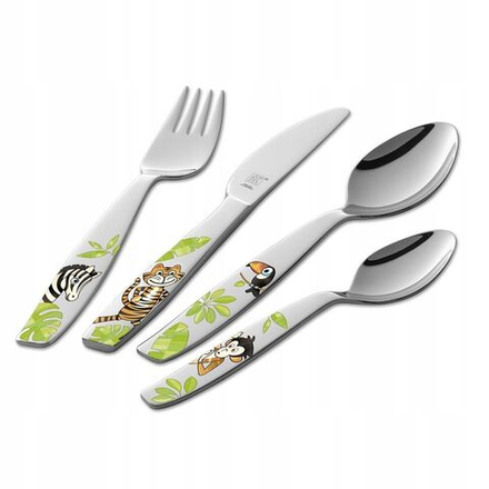 Столовые приборы детские Zwilling 07135-210-0 Kids Jungle 4 шт. / 1 персона