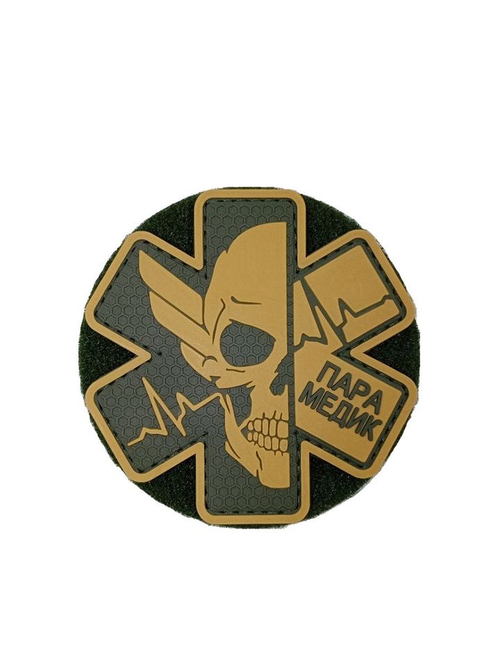 Патч ПВХ Парамедик Звезда жизни койот
