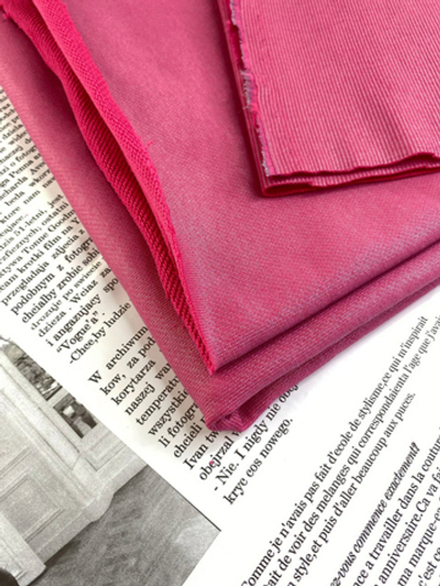 ФУКСИЯ - Кашкорсе с лайкрой, с серебристым покрытием, компакт пенье (1112)