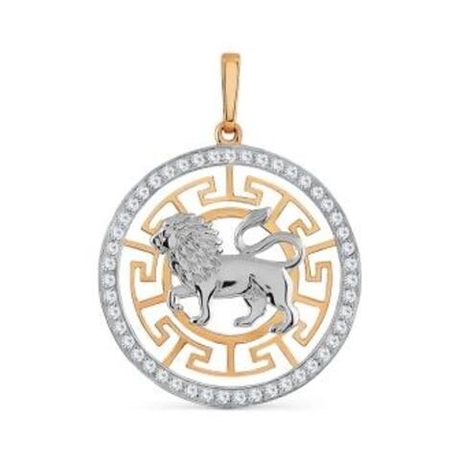 Подвеска из золота с фианитами