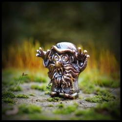 Темлячная бусина "Лесовик" для ножей , бронза