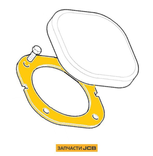 Пластина крышки сапуна JCB 02/202968