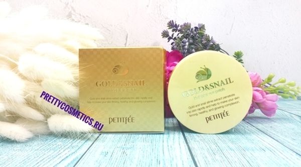 Ясный взгляд с корейскими гидрогелевыми патчами Petitfee Gold &amp; Snail Hydrogel Eye Patch