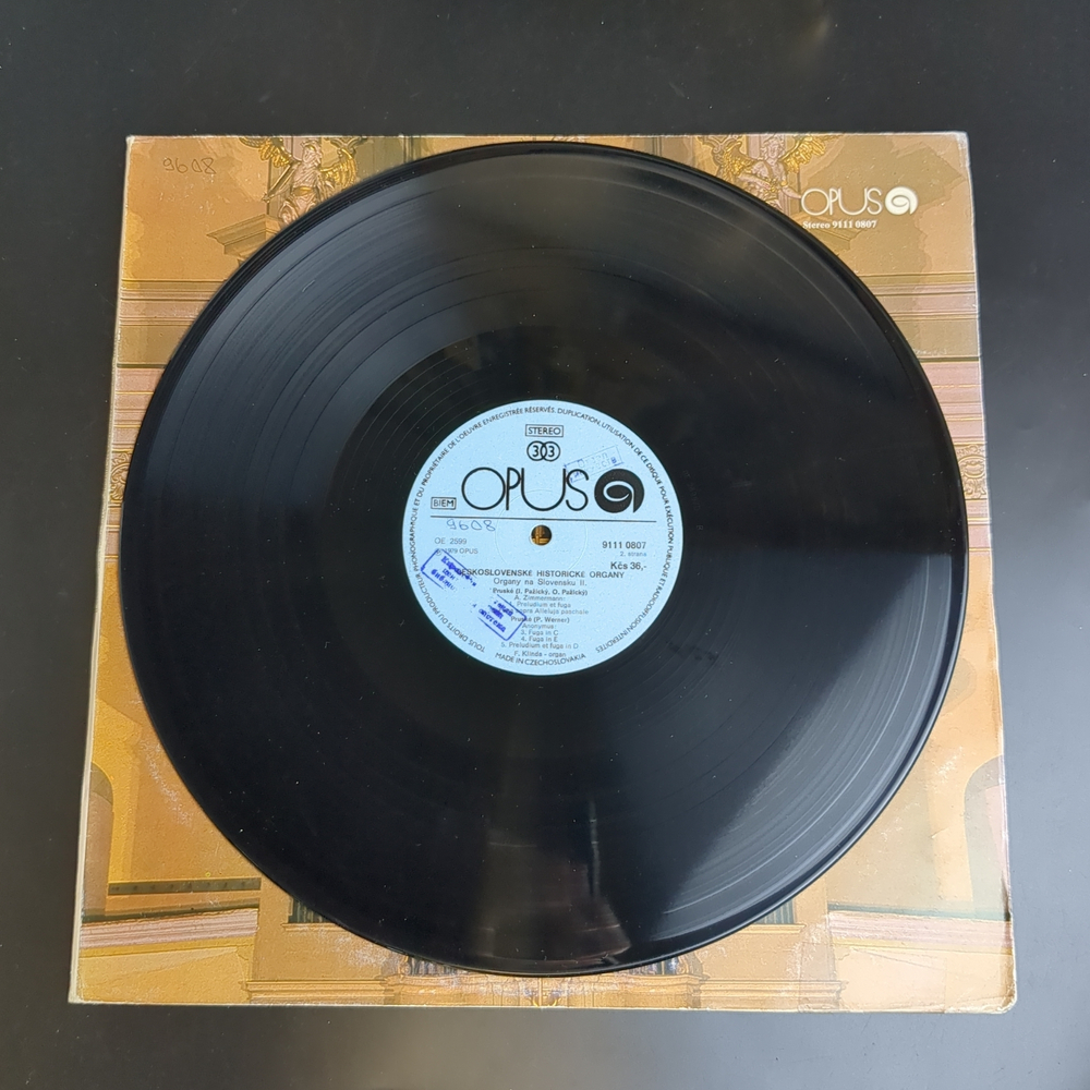 Czechoslovak Historic Organs виниловая пластинка 12 дюймов Klinda Ferdinand, Organs in Slovakia II, LP, классика,Opus stereo, винтаж времен СССР