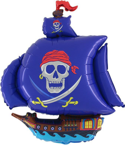 Фигура "Пиратский корабль" синий