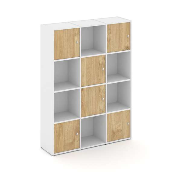 Locker plus Комплект №6 LK.K-006 Белый/Тиквуд Светлый 1188*350*1593