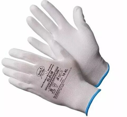 Перчатки нейлоновые белые с полиуритановым покрытием р.8 (M) Digit /GM1004PUwhite8