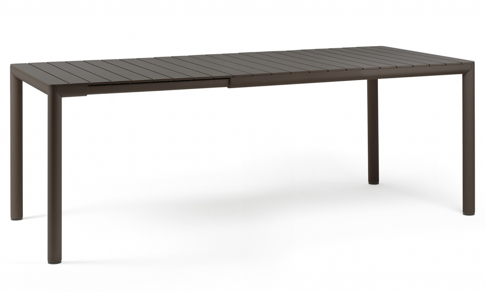 Стол пластиковый раздвижной Nardi Tevere 147, терра