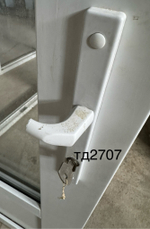 Дверь Пластиковая Б/У 210(в) х 117(ш) Входная Штульповая