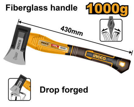 Топор INGCO HAX0811000F 1000 г