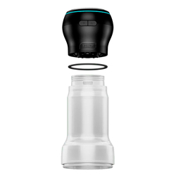 Набор Kiiroo: мастурбатор Feel Pocket Stroker Crystal + интерактивная насадка PowerBlow