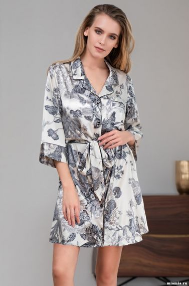 Женский халат на пуговицах Mia-Amore LETUAL Летуаль 3437