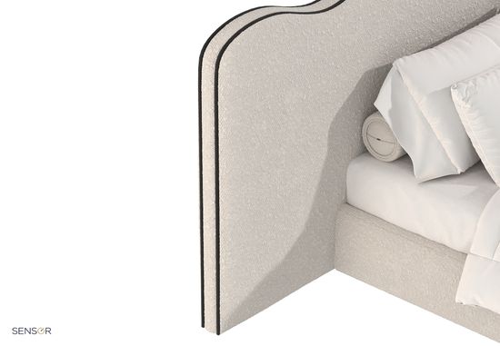 Кровать Космо с широким изголовьем