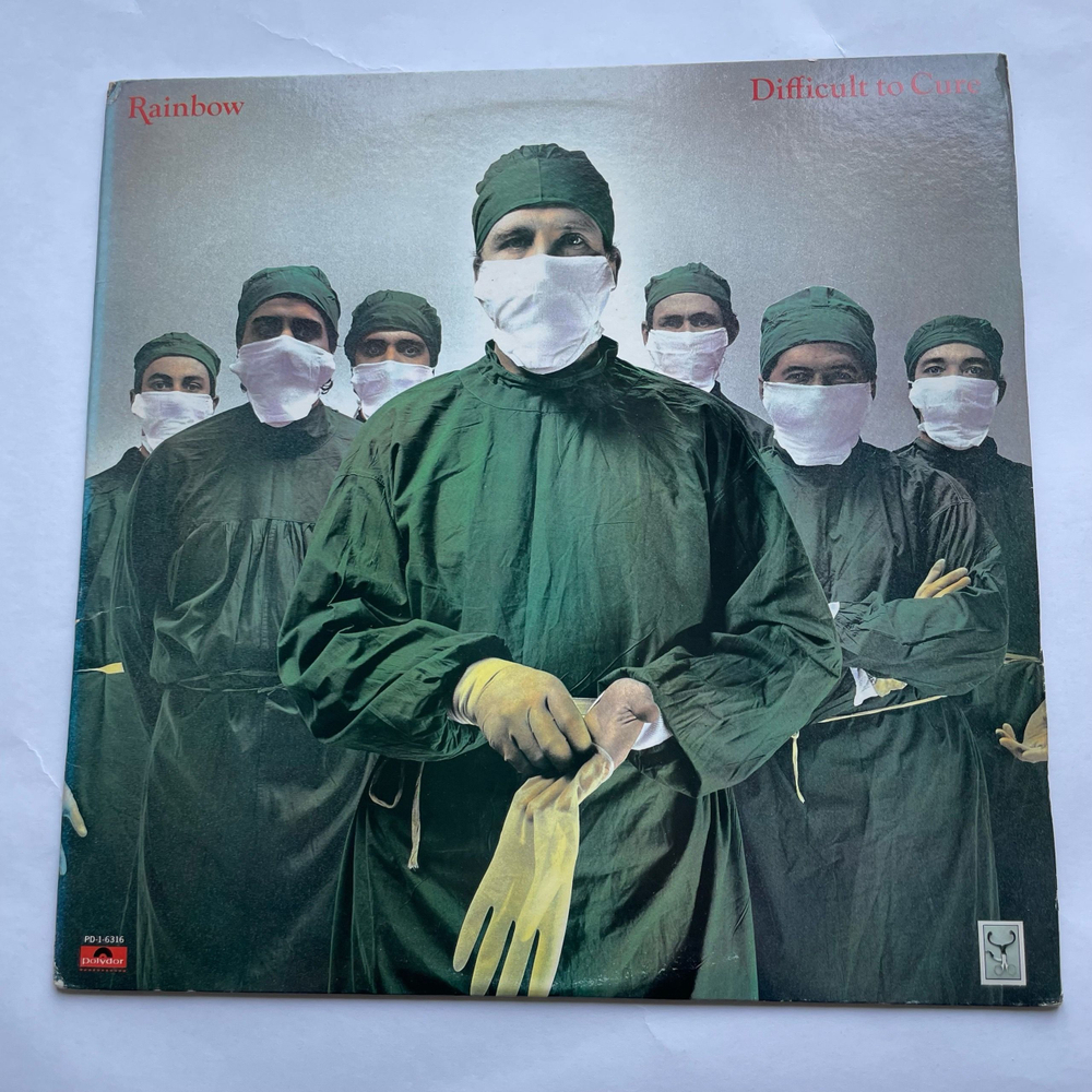 Винтажная виниловая пластинка LP Rainbow Difficult To Cure (США 1981) I Surrender