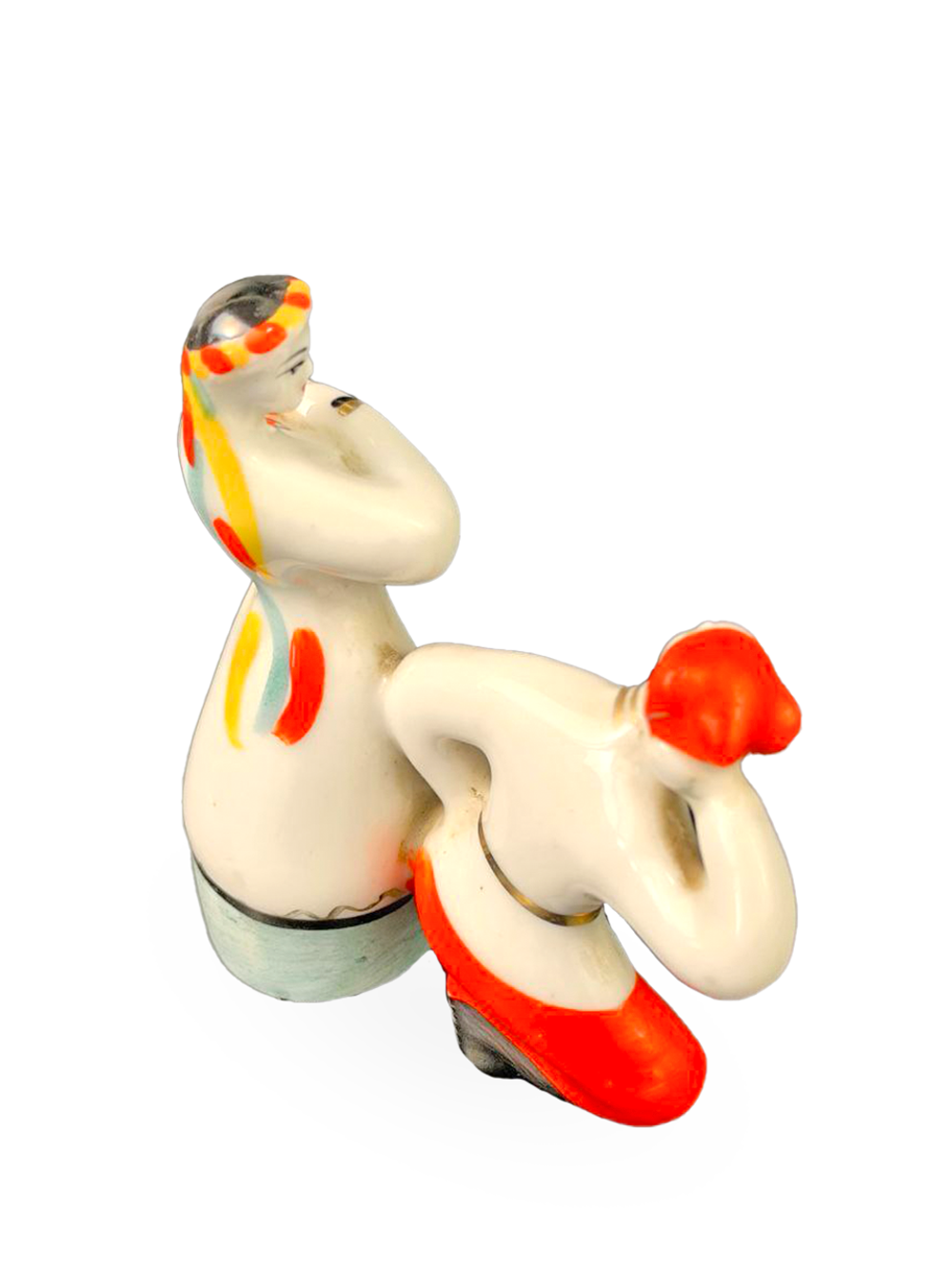 Статуэтка (миниатюра) "Танец с красноармейцем (Гопачок)"