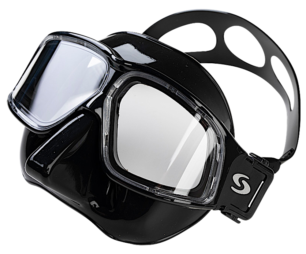 Маска Scorpena Apnea F1.1 чёрный силикон