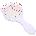 Расческа массажная детская «БАЛЕРИНЫ», блестки, микс 4 дизайна, 17,5*5,2см (пакет с подвесом)