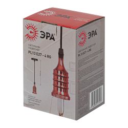 PL13 E27 - 4 RG Подсветка ЭРА Накладной, цоколь Е27, провод 1 м, цвет розовое золото