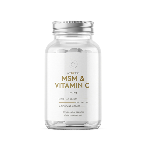 PROBIOLAB MSM & Vitamin C 120 caps "МСМ и Витамин С 120 капс"