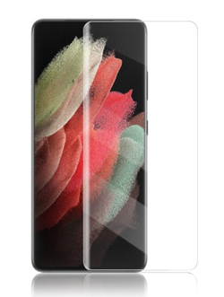 Закаленное стекло для смартфона Samsung Galaxy S22 Ultra, 3D Full Glue UV с лампой УФ