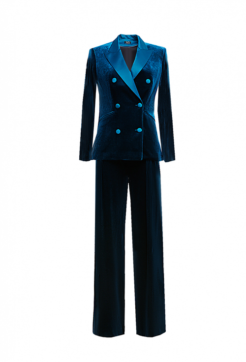 Костюм брючный бархатный 18-01-24 SS