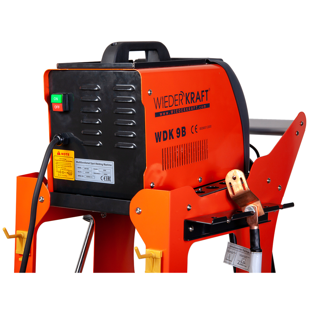 WDK-9B (УЦЕНКА) Многофункциональный споттер 220В, 14кВА, 40А, сварочный ток 3800А, с тележкой WDK-1331