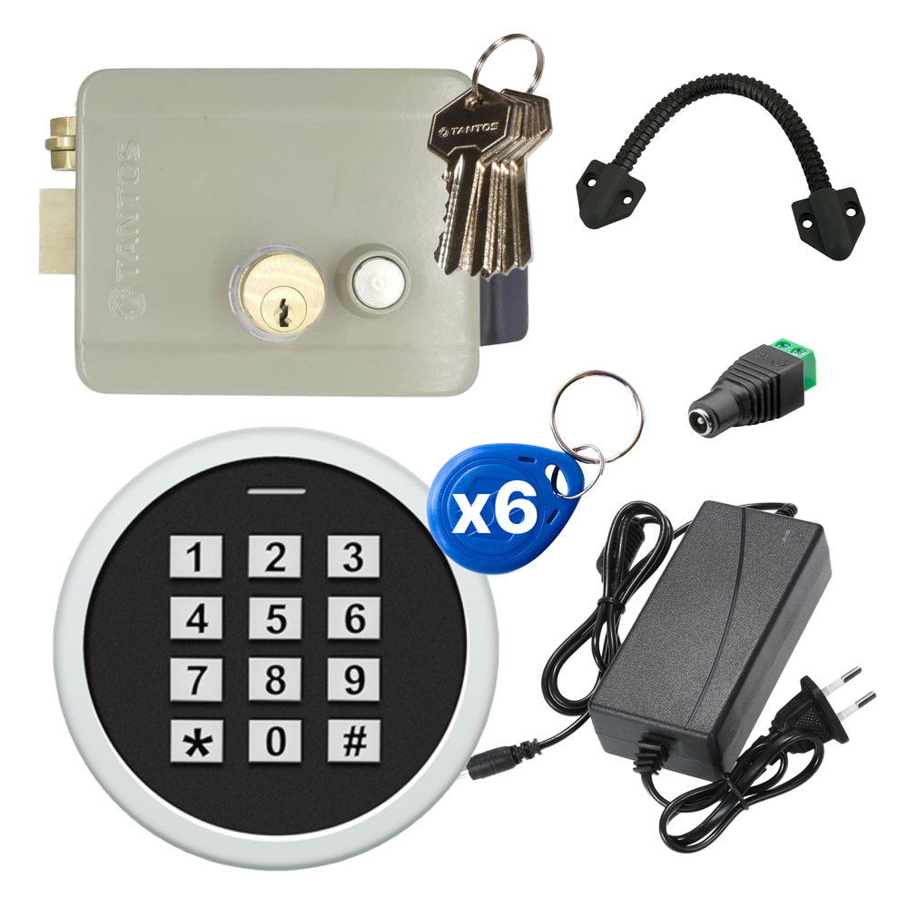 СКУД комплект "Дача" с круглой кодонаборной панелью