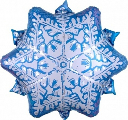 К Мини-фигура Снежинка Голубой (17''/43 см)