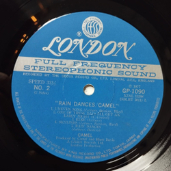 Винтажная виниловая пластинка LP Camel Rain Dances (Japan 1977) (No Obi) GP 1090