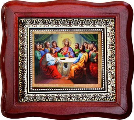 Тайная вечеря. Печатная икона.