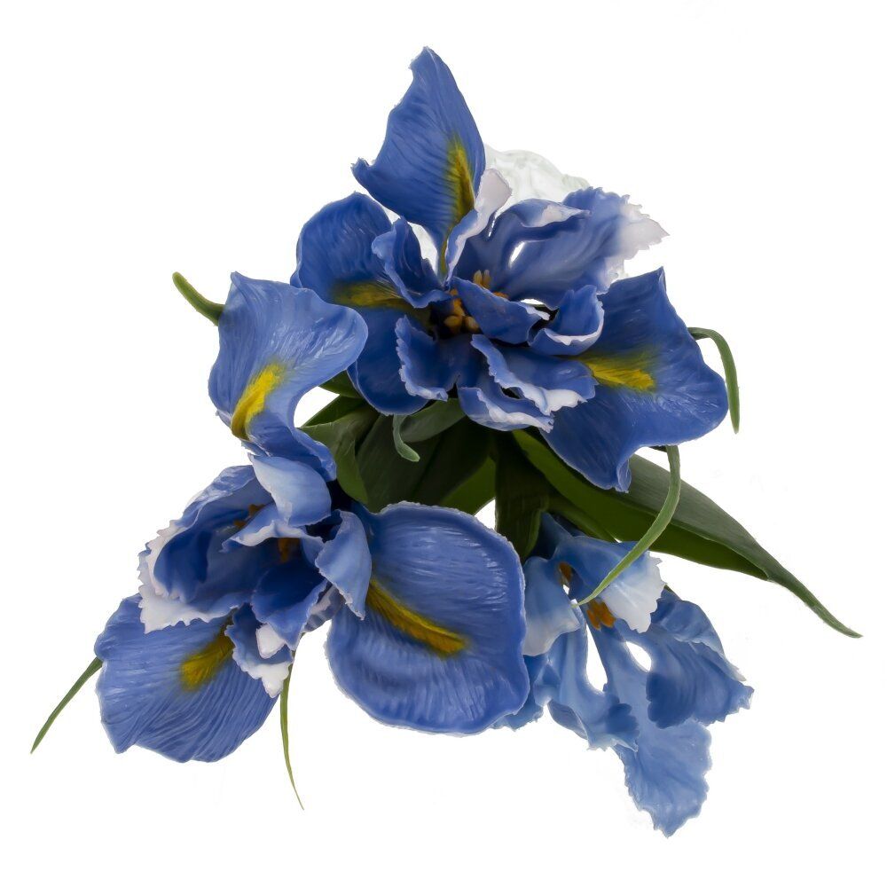 GAEM Цветочная композиция "Ирисы", L12 W12 H28 см