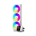 Водяное охлаждение для CPU PCCooler DC360 Pro ARGB Display WH 280W 115X/1200/1700/1851/AM4/AM5 Белый