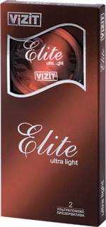 Презервативы VIZIT Elite Ultra light Ультратонкие (2 шт)