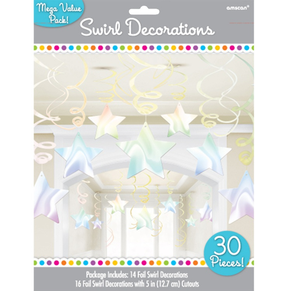 Спираль Звезда Pearl 60см 30шт