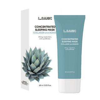 Маска для лица ночная с коллагеном и агавой L.SANIC Sleeping Mask Collagen And Agave 60 мл