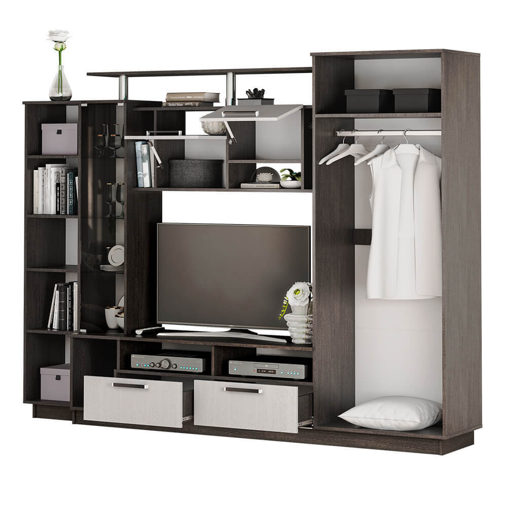 Стенка в гостиную Вега