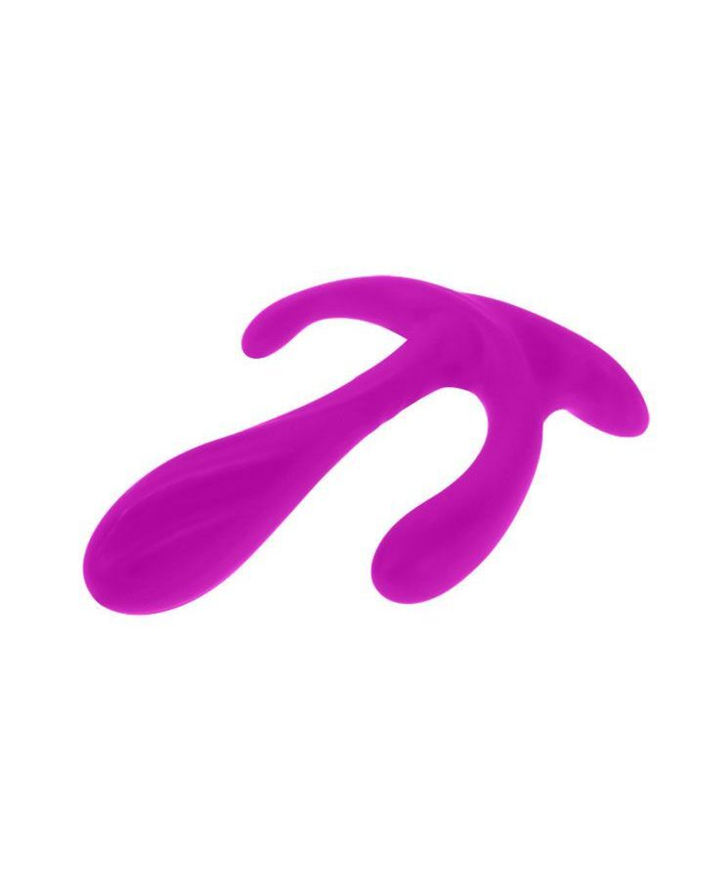 Силиконовый тройной стимулятор Edgar (Цвет: лиловый)