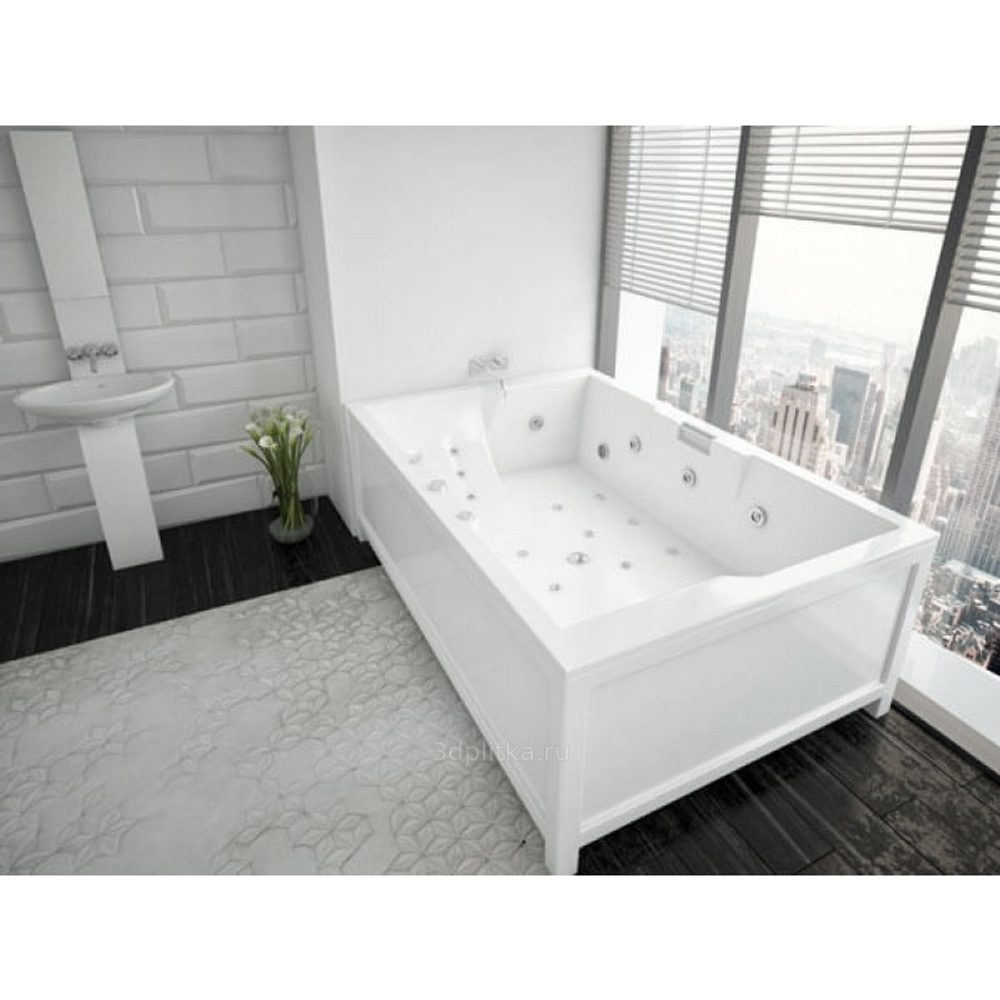 Акриловая ванна Aquatek (Акватек) Дорадо 190x130, с каркасом