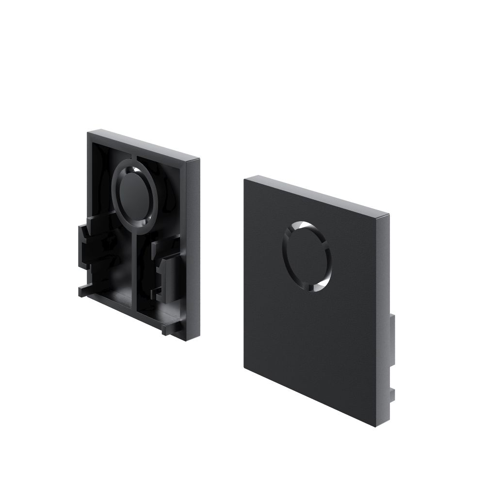 Заглушки для накладного низкопрофильного шинопровода 2шт. Maytoni   TRAM034EC-41B