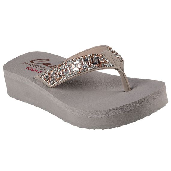 Skechers Vinyasa-Geo-Queen 'Gray Brown'