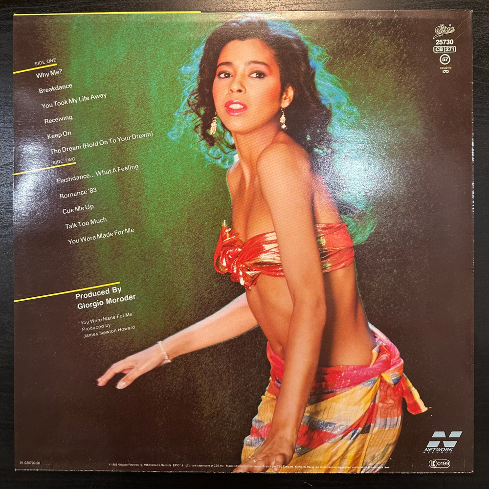 Irene Cara - What A Feelin (Европа 1983г.)