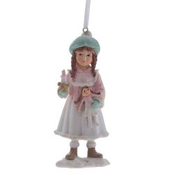 GAEM Изделие декоративное подвесное "Девочка/Мальчик", L6 W4 H13 см, 3в.