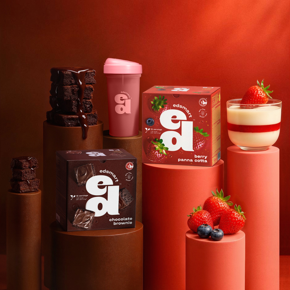 ED SMART Шейкер розовый с клапаном, 300 мл