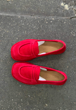 Лоферы // TRUE Red // Suede