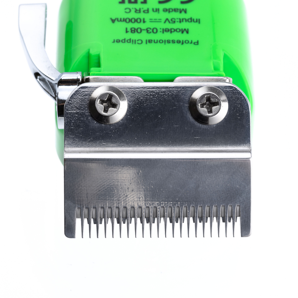 Машинка д/стрижки DEWAL PRO BARBER STYLE GREEN аккум/сет.6000об/мин 6нас.